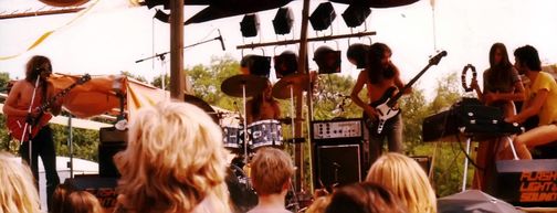 The "Real Ax Band" playing live
